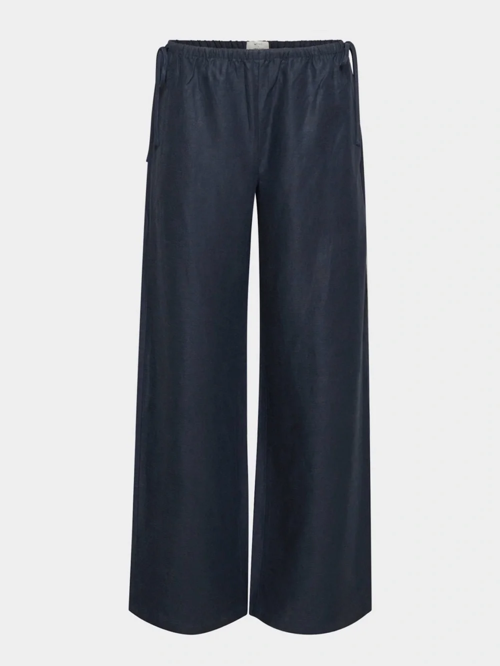 NWT Aritzia Wilfred Dark Night Navy Linen Artisan Pants
